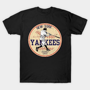 Old Style New York Yankees - Vintage T-Shirt